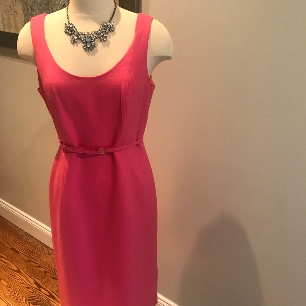 Designer worth pink dress